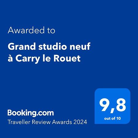 Grand Studio Neuf A Carry Le Rouet Extérieur photo